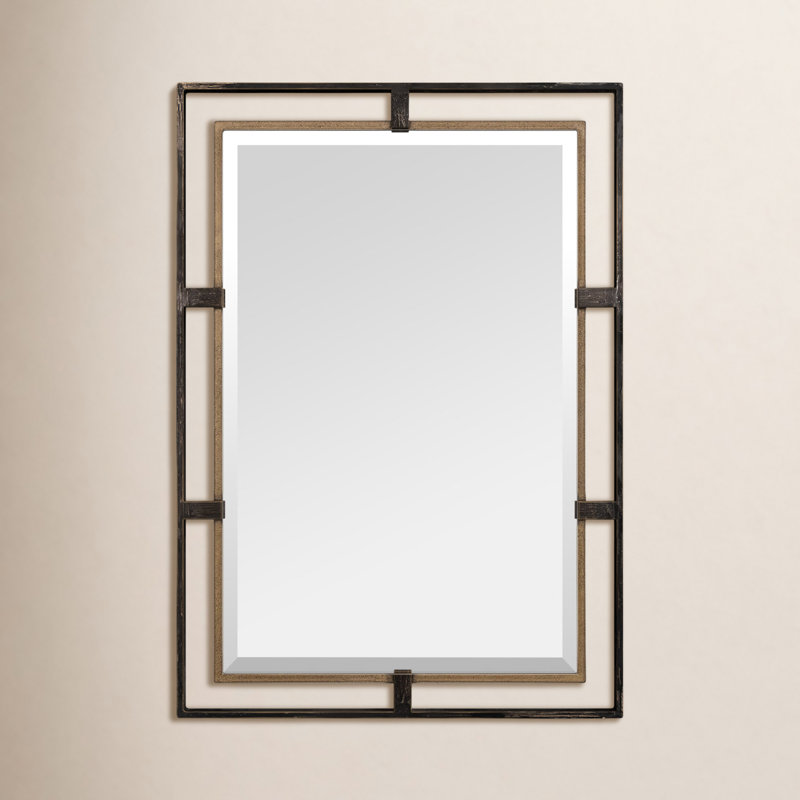 Rashmi Metal Rectangle Wall Mirror