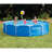 Steel Round Frame Set Pool 30'' H x 144'' W x 144'' L , with Pump Included