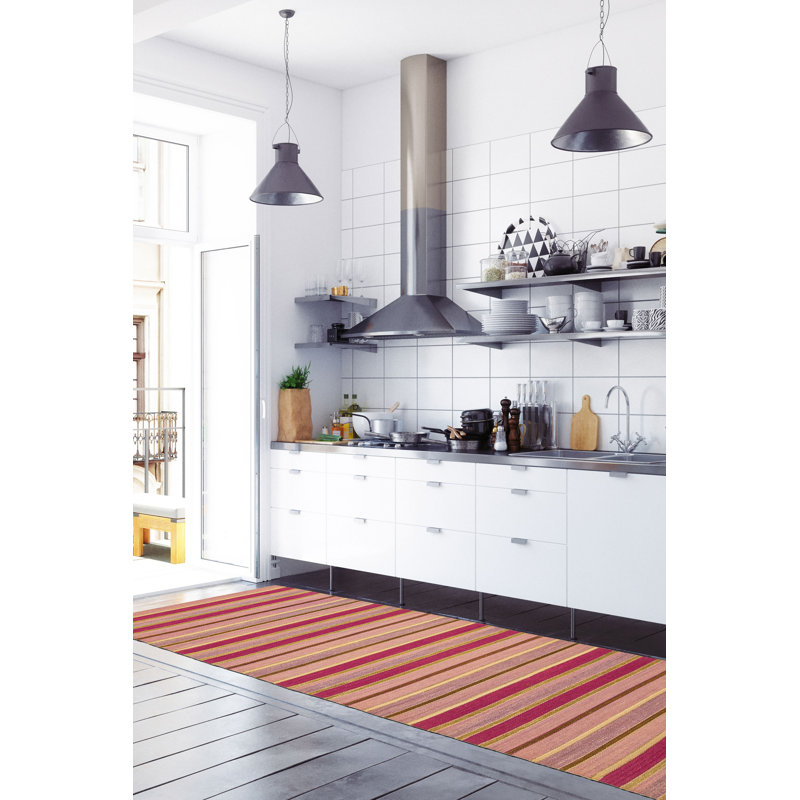 Kilim rose cogar 2 pi 6 po x 7 pi 6 po