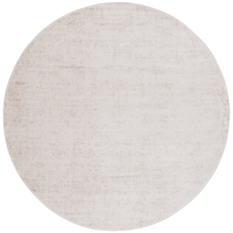 Huckson Performance Geometric Rug, Round 6'7"
