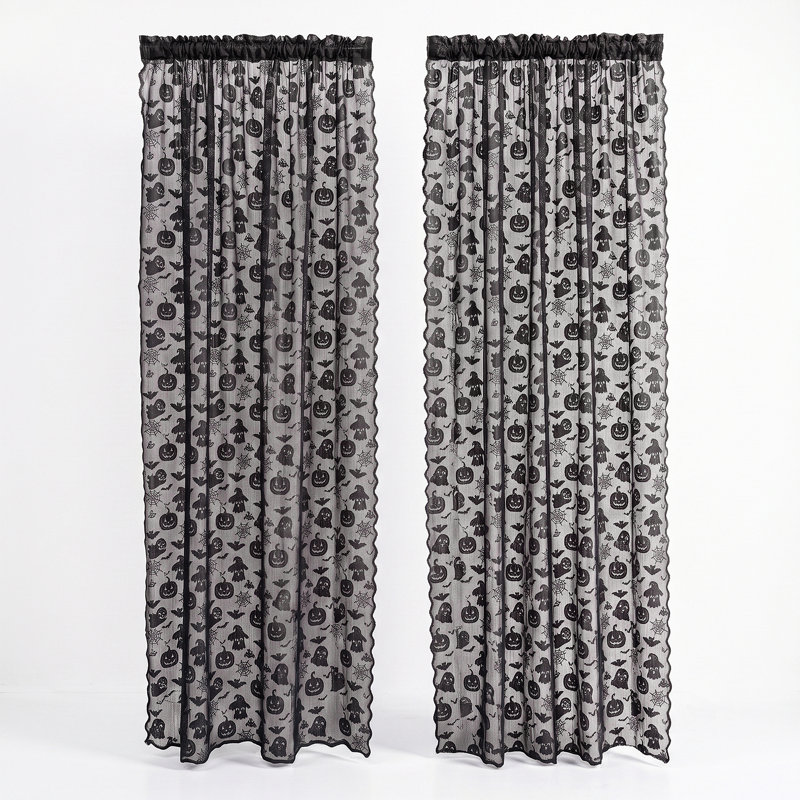 Sheer Curtain Pair, 137 cm Width x 300 cm Drop