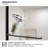 Susurrus 60 In. W X 56 In. H Semi-Frameless Sliding Tub Door In Matte Black With 1/4 In. Clear Tempered Glass-107613052