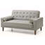 Causeuse contemporaine grise pour deux-436465200