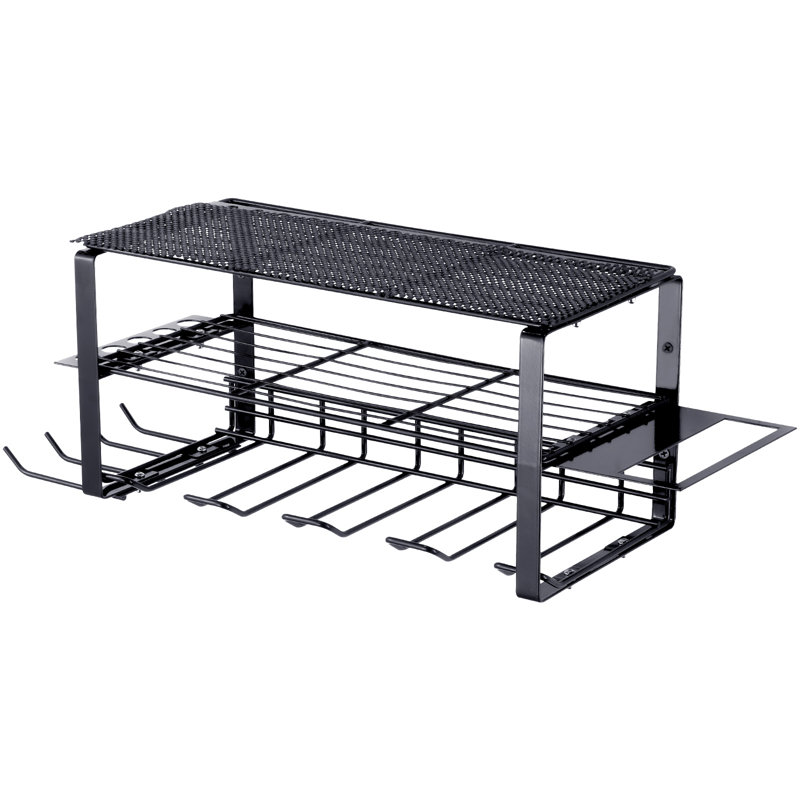Range-outils mural pour 4 outils de rangement pour outils électriques VEVOR