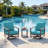 3-Piece Outdoor Aluminum Swivel Rocker Chair Conversation Set With Cushions And Side Table-1512242252