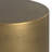 Cody 16"W Cast Aluminum Contemporary End Table with Dual-Tone Finish, Assembled