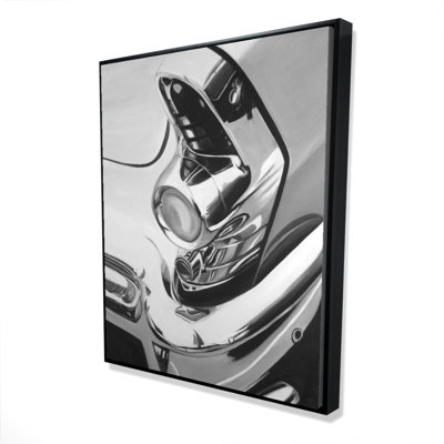 Beautiful Glossy Car Print On Canvas