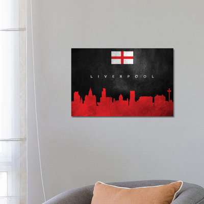 " Liverpool England Skyline " by Adrian Baldovino