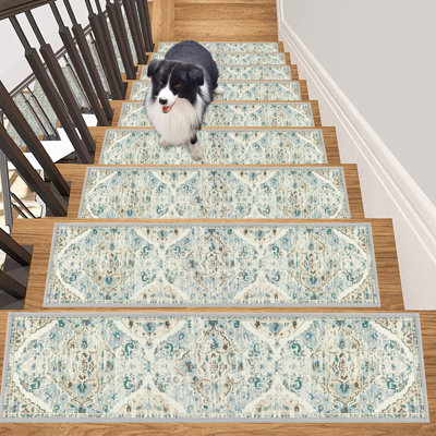 Tapis d'escalier antidérapants pour l'intérieur