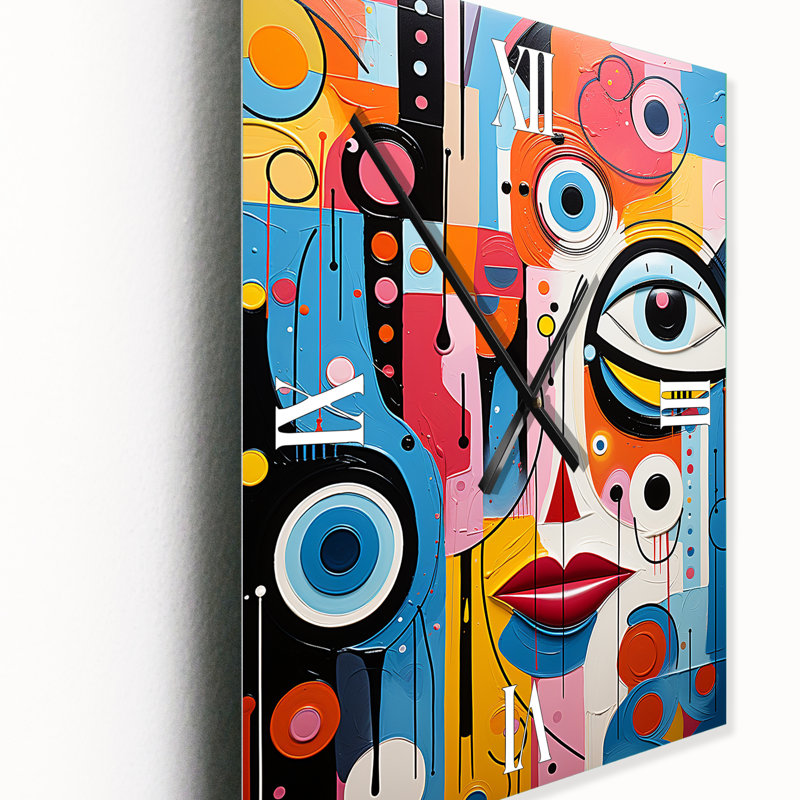 Jelisha - Horloge murale moderne, Moyen