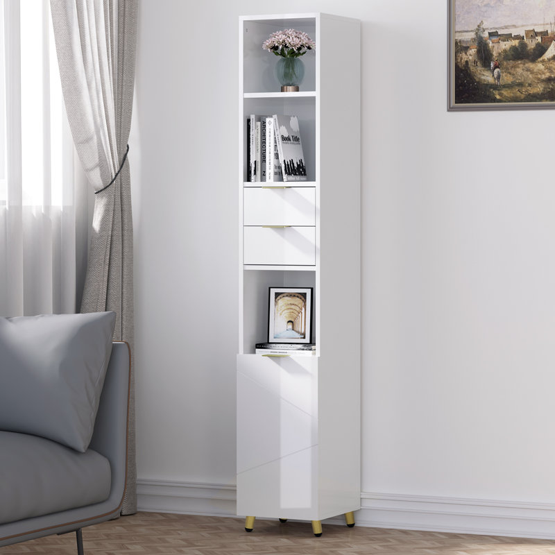 Luellen Freestanding Linen Cabinet