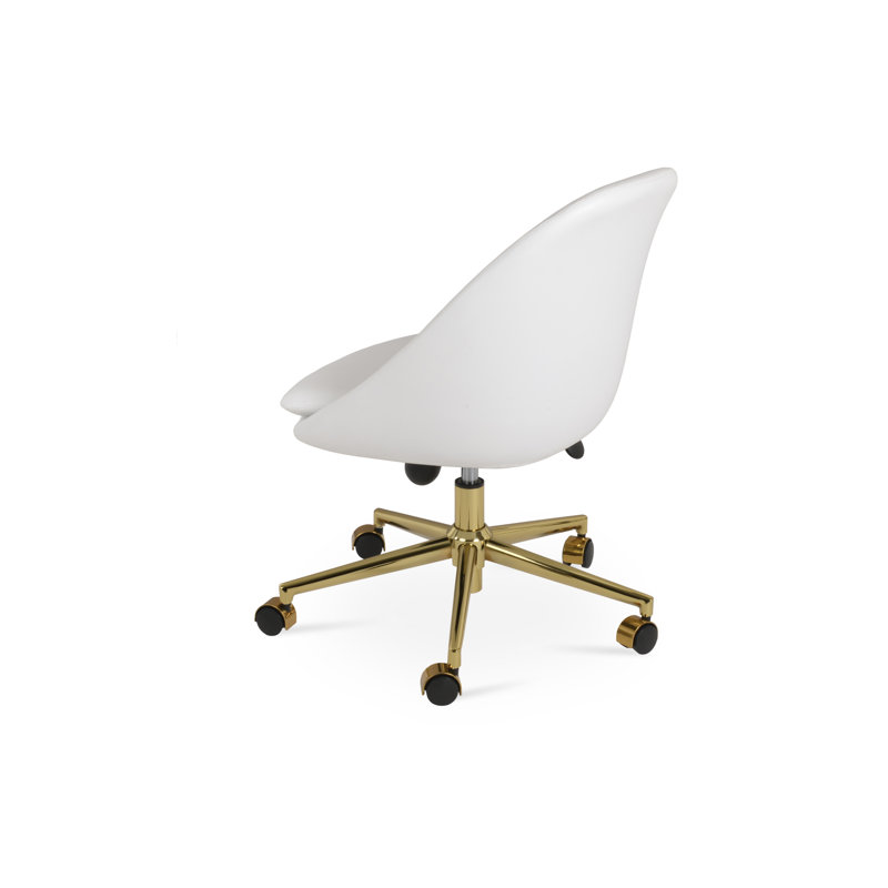Chaise de bureau Avanos, Blanc