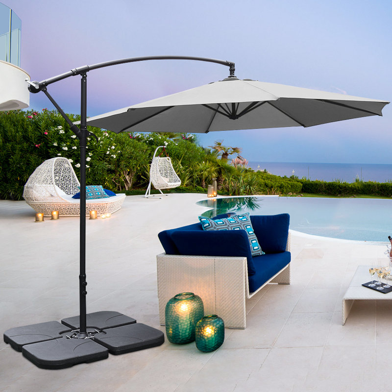 Ashwell 300cm Cantilever Parasol, Red