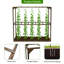 115cm H x 118.7cm W Wood Lattice Panel Trellis
