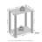Waad Solid Wood Top End Table