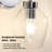 Contemporary Metal Frame Clear Glass Shade Wall Sconce Bathroom Vanity Light