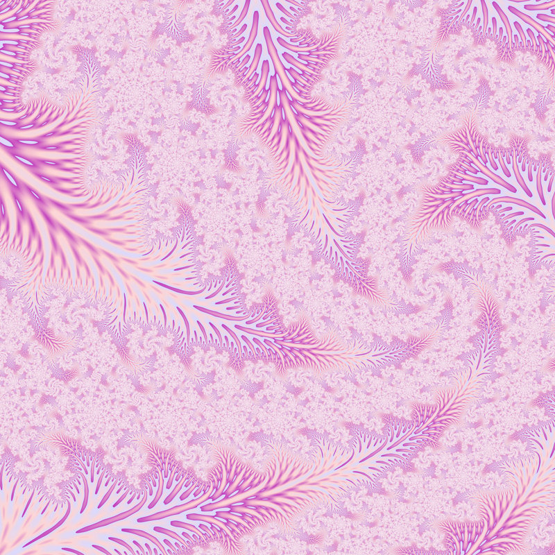 Stecker Kaleiope Studio psychedelic Fractal par Michelle Arena - impression sur toile tendue, H 30 po x l 30 po