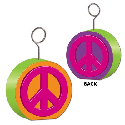 Neill Peace Sign Photo Balloon Holder Picture Frame -  The Party Aisleâ¢, 03C07E22DF0B4EB6B6AC6B04D227C1BB