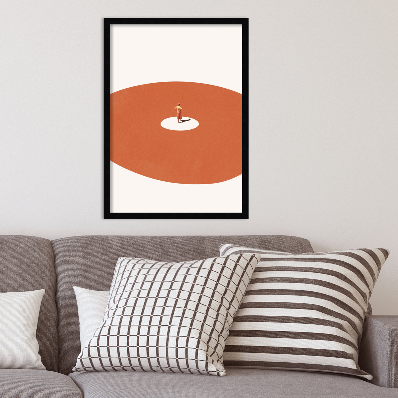 Confidence by Maarten Leon, Black, 18" W x 25" H