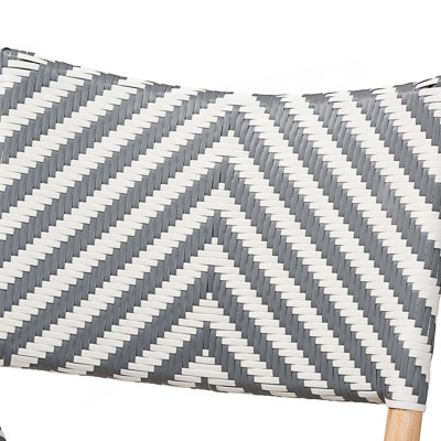 Chaise bistro moderne en rotin français