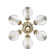 Elise 7 - Light 16.25'' Cluster Sphere Semi Flush Mount
