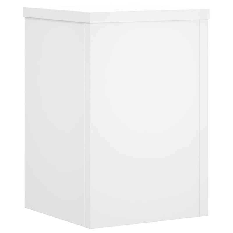 Plant Stand - Set of 2, White, 35cm H x 25cm W x 25cm D