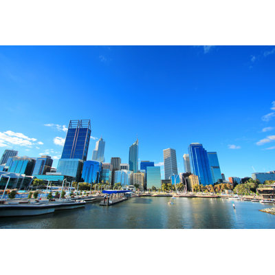 Elizabeth quay in Perth 1 Piece Wrapped Canvas Wall Art