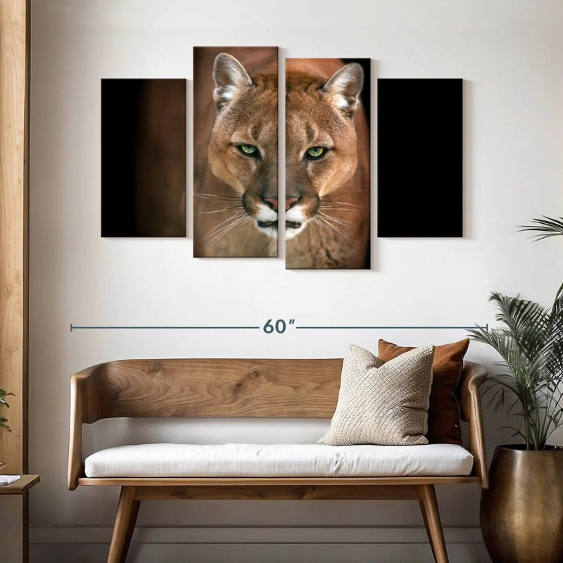 Brampt Fierce Puma, 32" H x 52" W