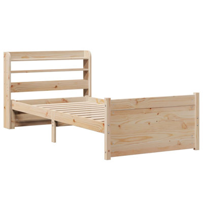 Bed Frame With Headboard Without Mattress