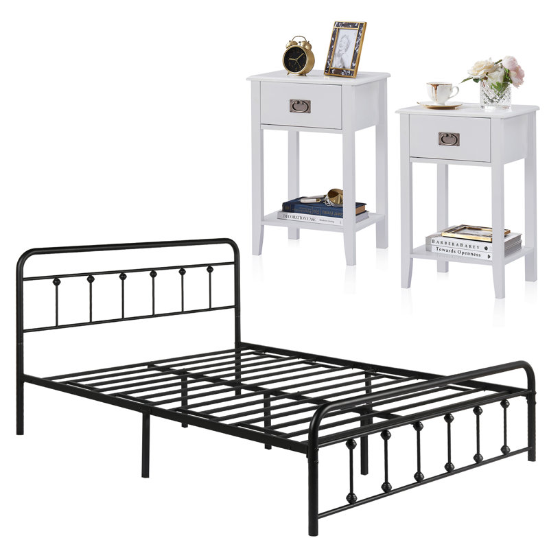 Plateforme en fer Miramontes, Noir, Grand