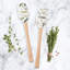 Spatulart® Herbs & Spices Wood Handled Spatula