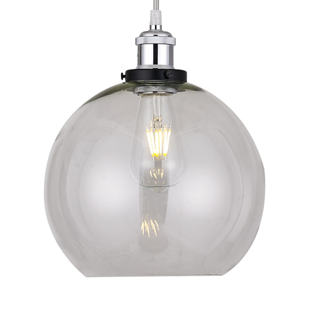 25cm Glass Sphere Lamp Shade