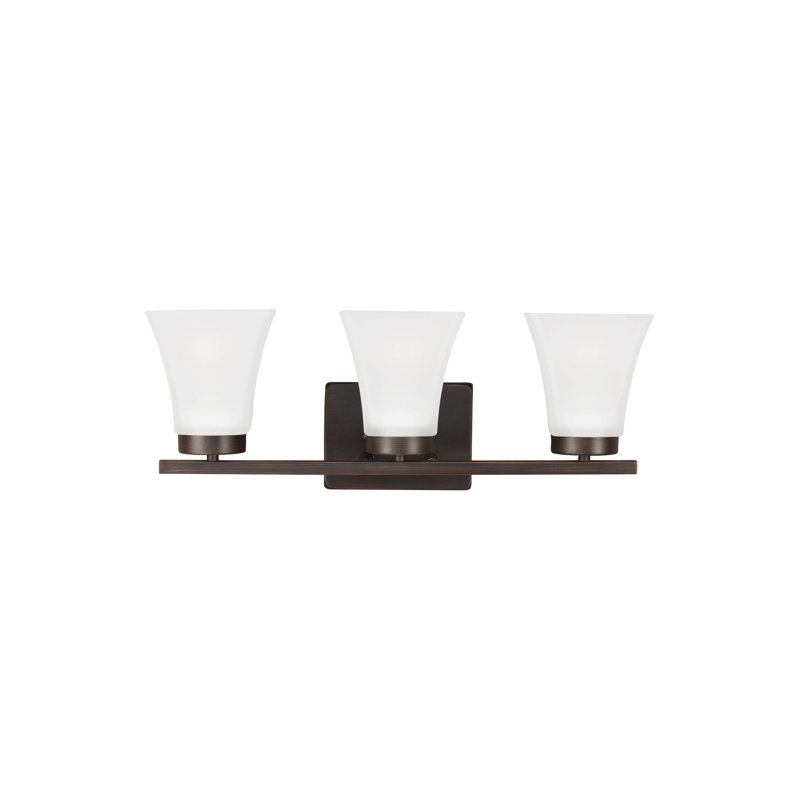 Bayfield Three Light Wall / Bath from Generation Lighting , Bronze, Yes