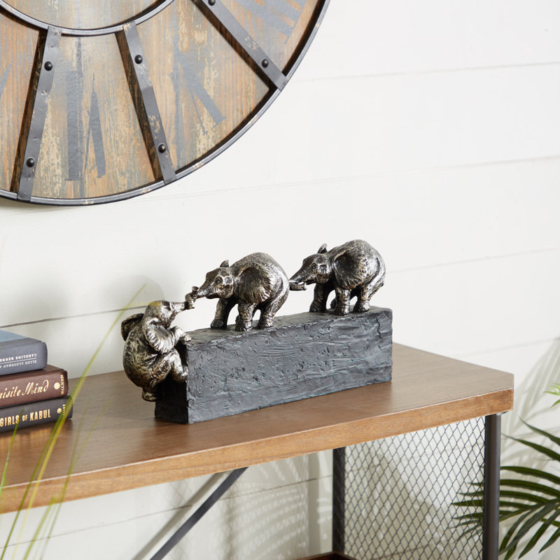 Figurine éléphant en résine