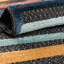 Tapis bleu / rouge / noir tissé à la machine Berdy-1487034892