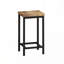 Table de salle à manger Design, table de pub, ensemble de table de salle à manger longue avec 3 tabourets, tabouret suspendu pratique-1588866446