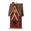 Maison d'oiseaux de jardin en bois massif patiné Strader-1461469952