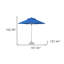 Parasol de marché Clearence-87035276-87035279