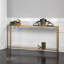 Console avec plateau en verre réfléchissant de 60 po Imes-1831945438