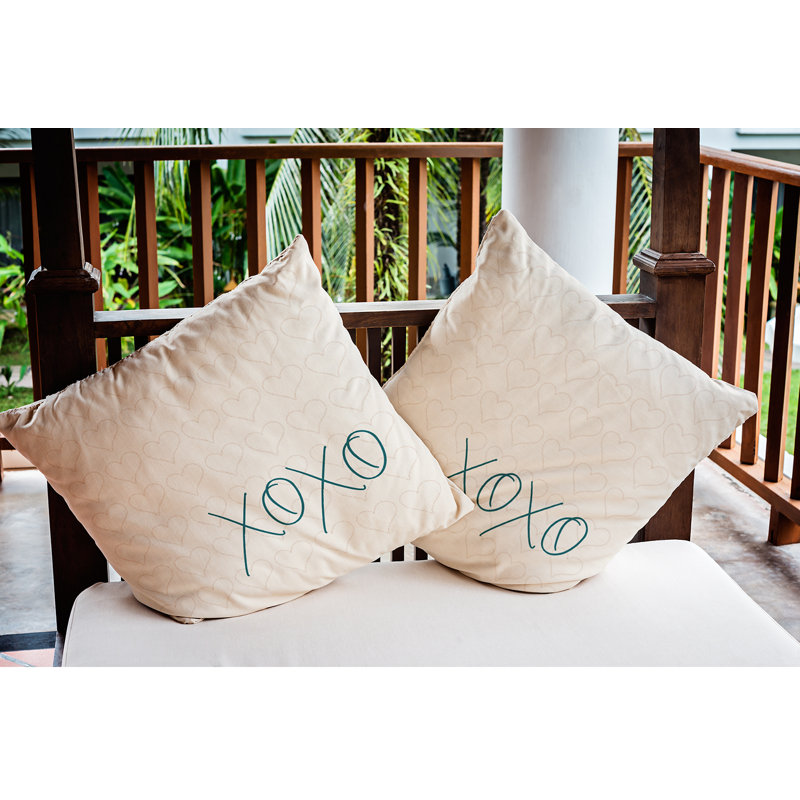  Housse et insert de coussin décoratif en polyester