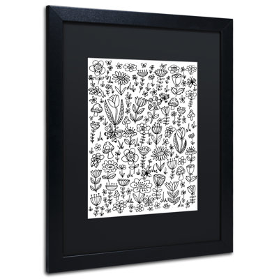 Arzel «Small Flowers», impression encadrée