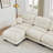 Compression Cozy Sectionals Chenille Modular Modern Home Sofa