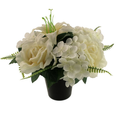Fabric Mixed Assortment Arrangement in Pot