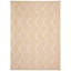Tapis intérieur / extérieur doré / blanc Sylar-1841188794