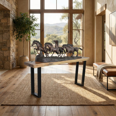 Console Natural Boon Live Edge de 78 pouces de long