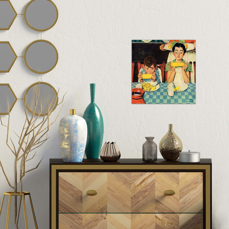 1 Piece Painting on Canvas, 45.72 cm H x 45.72 cm W x 1.91 cm D, No Frame