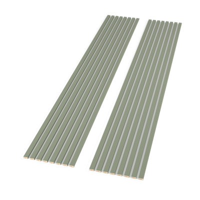 94" L x 24" W Acoustic Wood Wall Paneling, Decorative Soundproof Panels for Walls and Ceilings, 3D Slat Wood Wall Panels