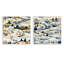 Gurnaaz - Ensemble de 2 collage paysage carré-101861525-101861528