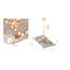 Lustre à abat-jour géométrique 9 lumières Modern-2030035261-2030035262