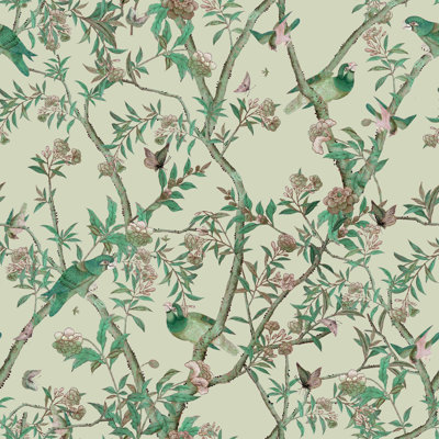 Yuki Osada Floral Wallpaper Double Roll
